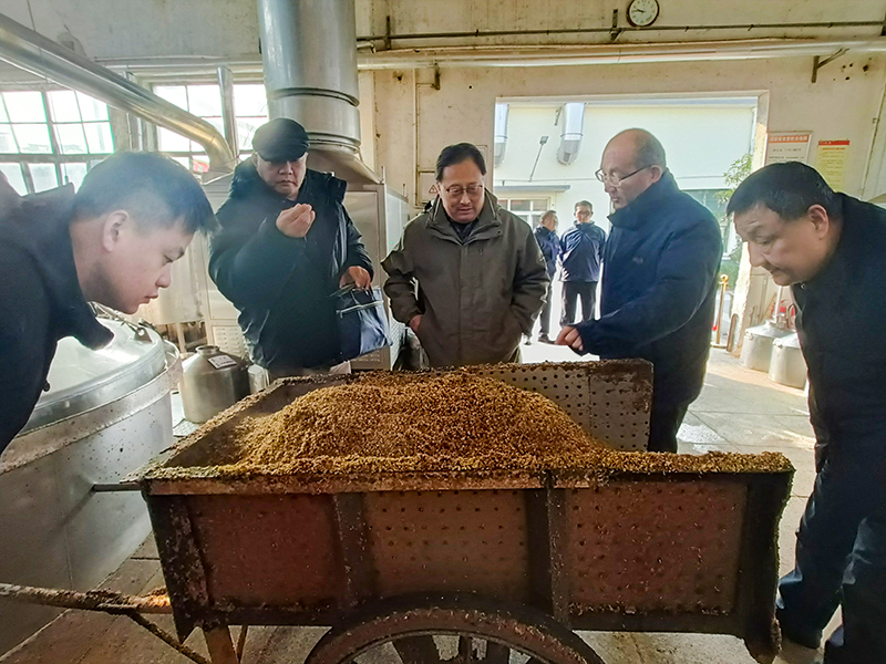 梁茂生调研明光酒业